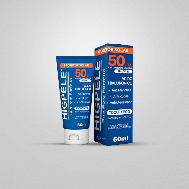 Protetor Solar 50 FPS - Protege, Anti-Manchas, Anti-Rugas
