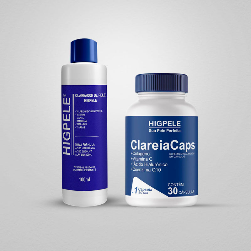 KIT Sérum Clareador + Cápsula  - Limpeza de dentro para fora
